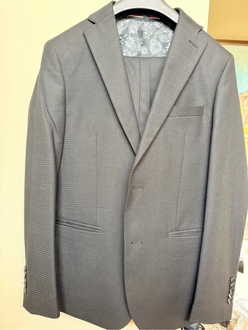Soul of London Black Floral Lined Blazer